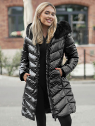 Дамско яке черна OZONEE JS/16M9100/392Z