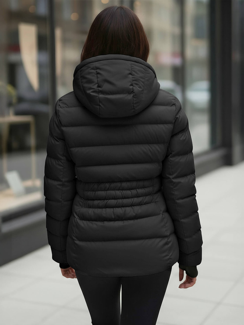 Дамско яке черна OZONEE JS/M769/392