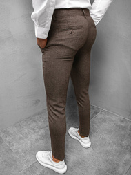 Мъжки панталони кафяво OZONEE DJ/5533