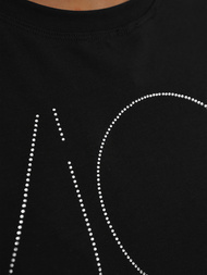 Дамска тениска черна OZONEE JS/YJ77841