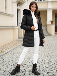 Дамско яке черно OZONEE JS/16M9121/392Z