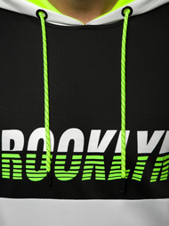 Мъжки суитшърт черно-бяла OZONEE JS/DD20127