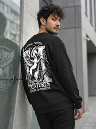 Мъжки суитшърт черен JS/65B3919/3Z