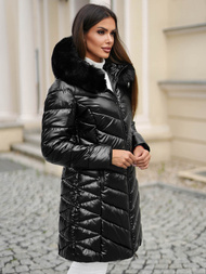 Дамско яке черна OZONEE JS/16M9100/392Z