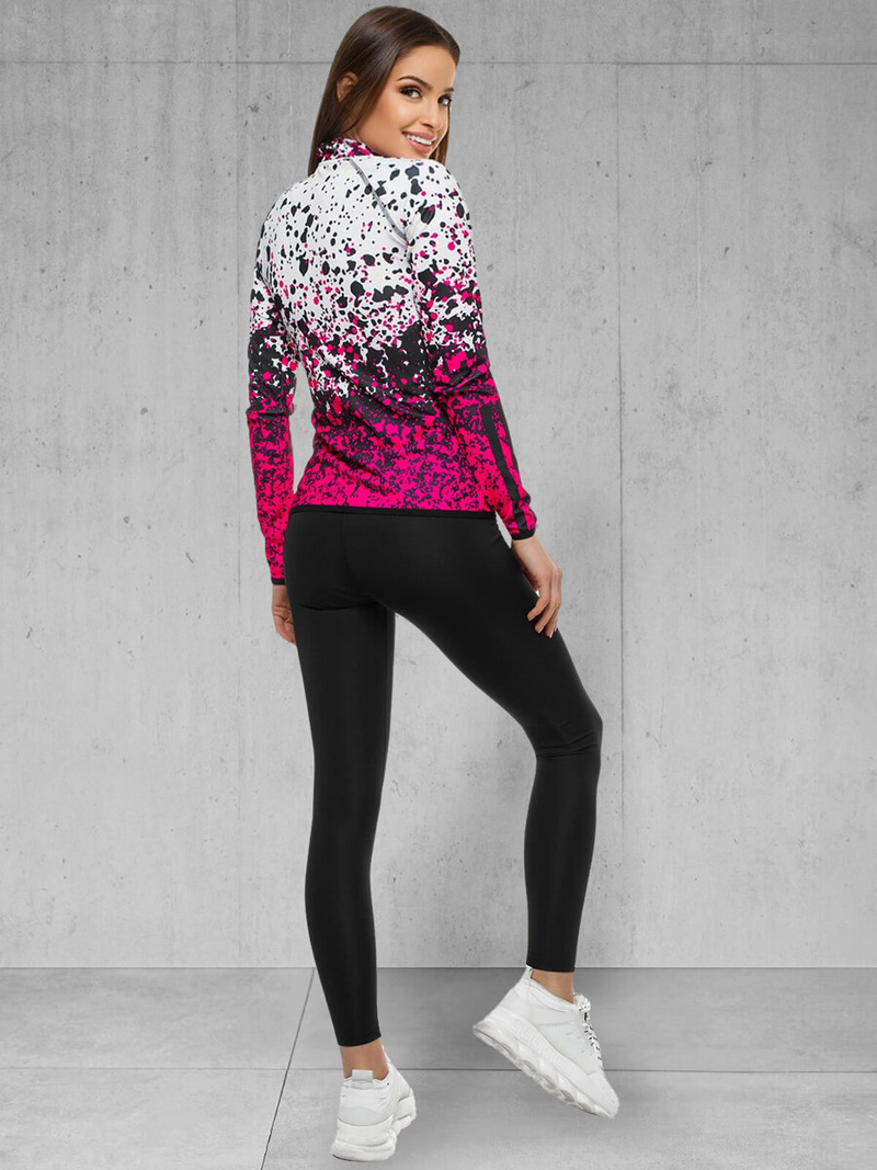 Дамски анцуг от две части тъмнорозов OZONEE O/20401