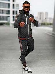 Мъжки спортен екип черен OZONEE O/FF5111AB