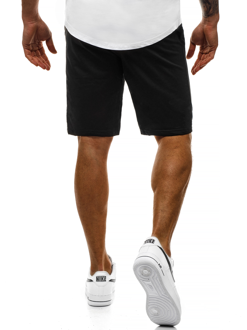 Мъжки панталонки черни OZONEE JS/NP01