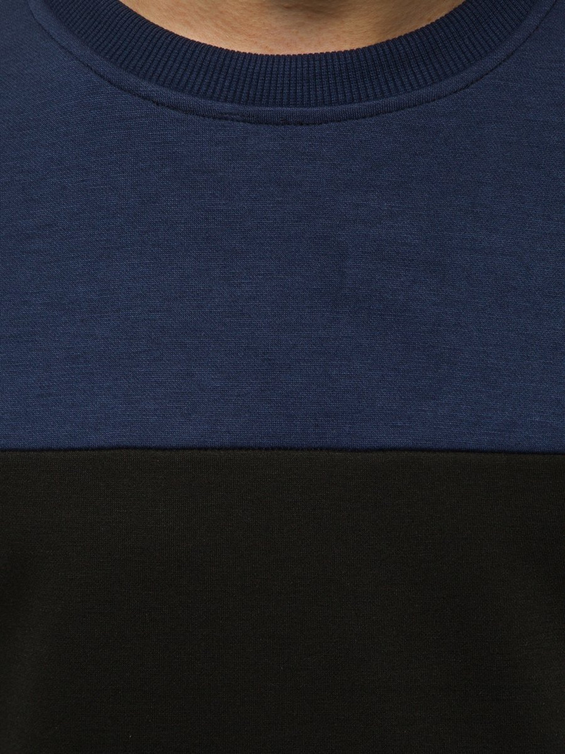 Мъжки суитшърт тъмнсиня OZONEE JS/JZ11039Z