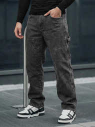 Мъжки дънки графитно OZONEE O/KK2828/5Z