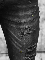 Мъжки дънки черни OZONEE O/MB465