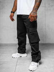 Мъжки панталони черни OZONEE O/G3016Z