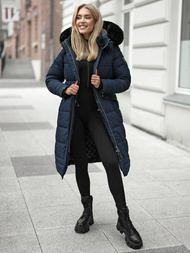 Дамско яке тъмносиньо OZONEE O/W377