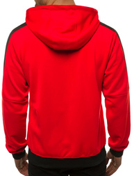 Мъжки суитшърт червена OZONEE JS/99005