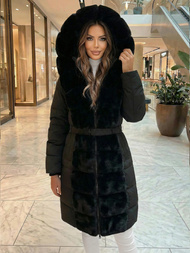 Дамско яке черно OZONEE JS/5M3158/392Z