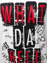 Мъжка тениска бял OZONEE JS/KS1996Z