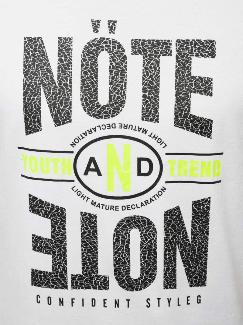 Мъжка тениска бяла OZONEE JS/SS10968