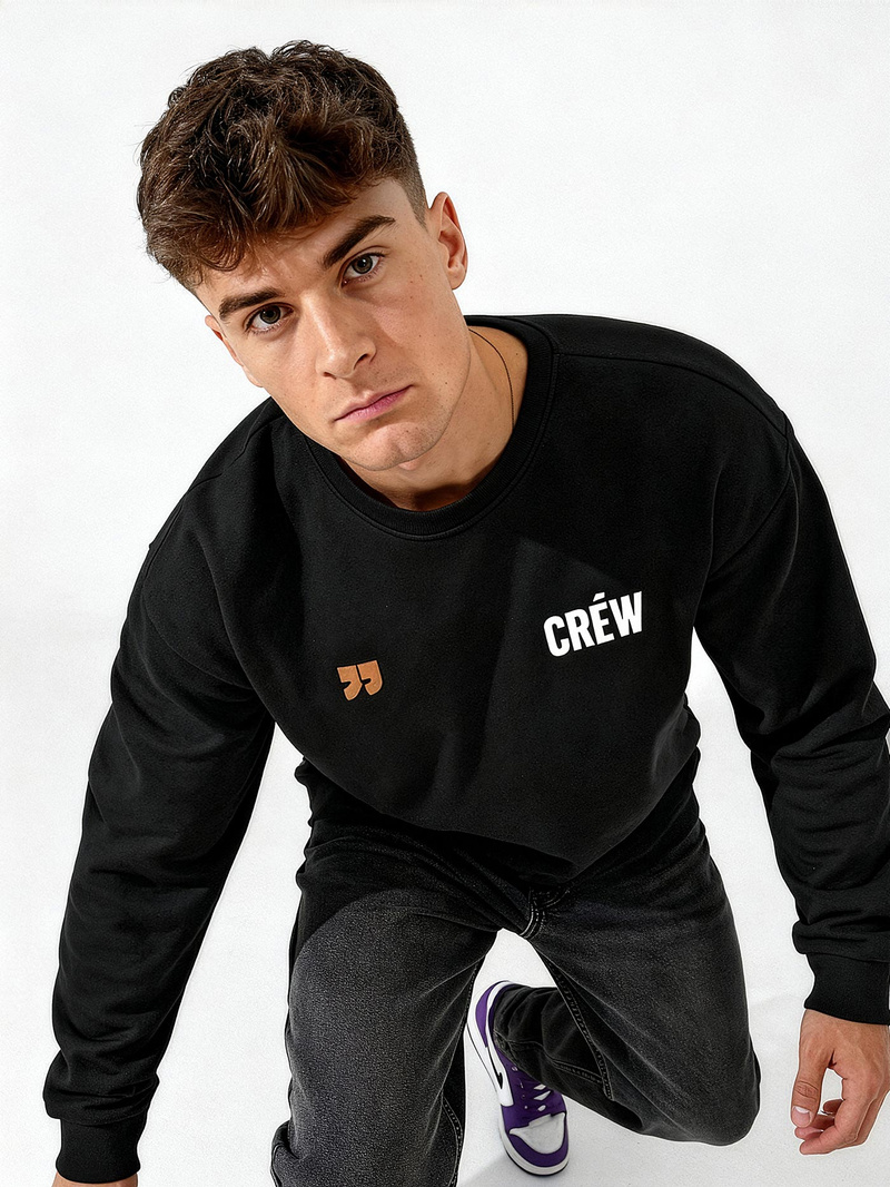 Мъжки суитшърт черен OZONEE JS/65B3917/3Z