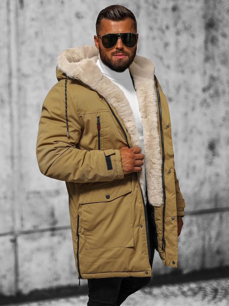 Зимно яке камел OZONEE JS/5M3123/84