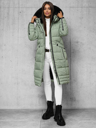 Дамско яке ментова OZONEE O/W377