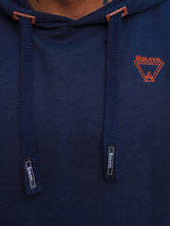 Мъжки суитшърт тъмнсиня OZONEE O/H1060