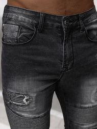 Мъжки дънки черни OZONEE NB/MP0142N