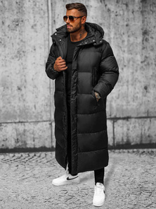 Мъжко яке черно OZONEE O/M3202