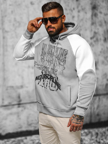 Cуитшърт сива OZONEE O/SWE23037