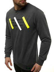 Мъжки суитшърт графитна OZONEE MACH/2105