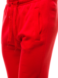 Мъжко долнище на анцуг червени MEN/CK01