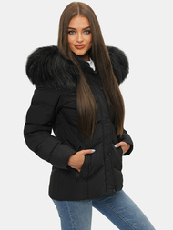 Дамско яке черна OZONEE JS/M9057/392