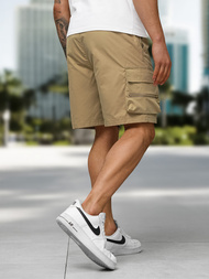 Мъжки шорти бежово OZONEE JS/27K6538/6