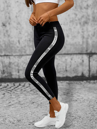 Дамски клин черни OZONEE O/TS213/1