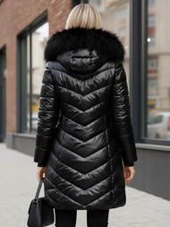 Дамско яке черна OZONEE JS/16M9100/392Z