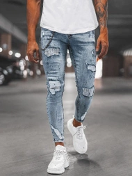 Мъжки дънки светлосиньо OZONEE DP/214