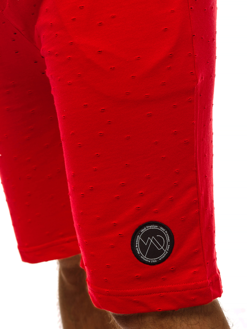 Мъжки панталонки червени OZONEE MAD/2923