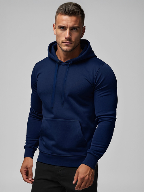 Мъжки суитшърт тъмнсиня OZONEE JS/2009Z