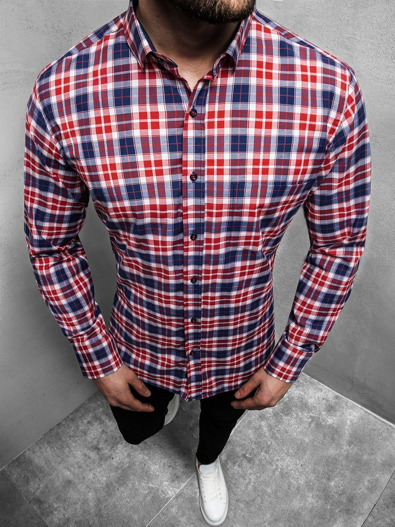 Мъжка риза OZONEE EP/K02Z