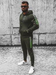 Мъжки спортен екип зелен OZONEE JS/C8118