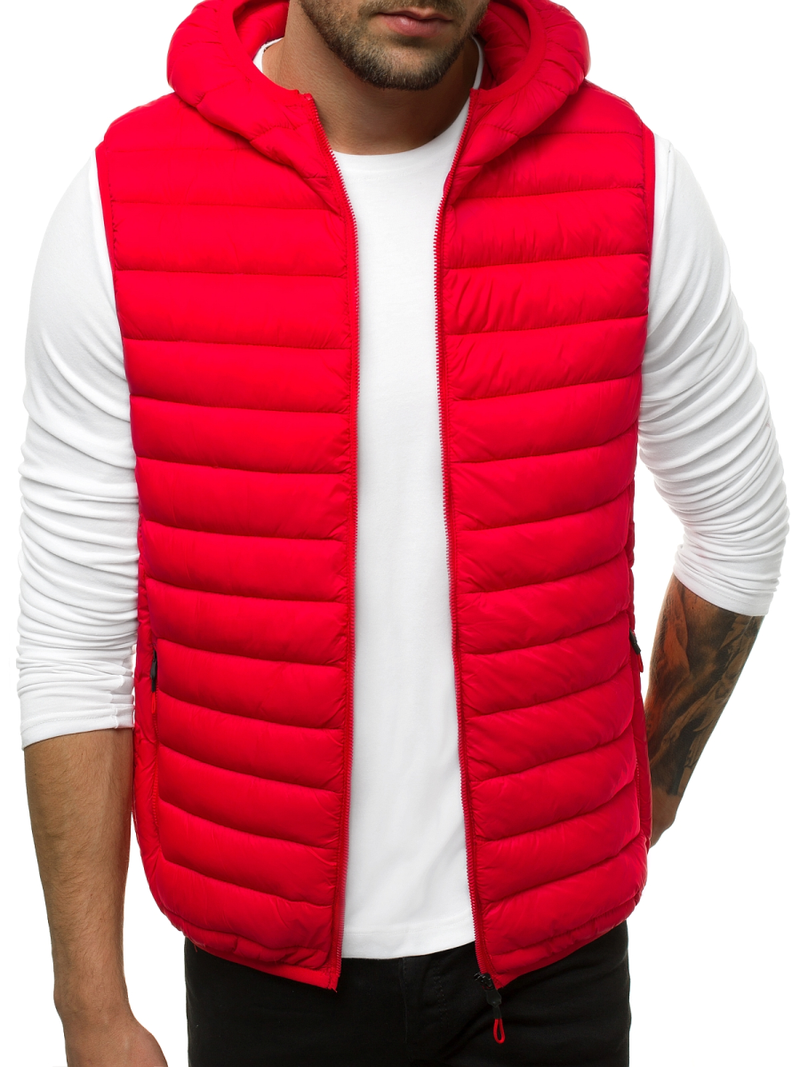 Мъжки елек червена OZONEE JS/LY36