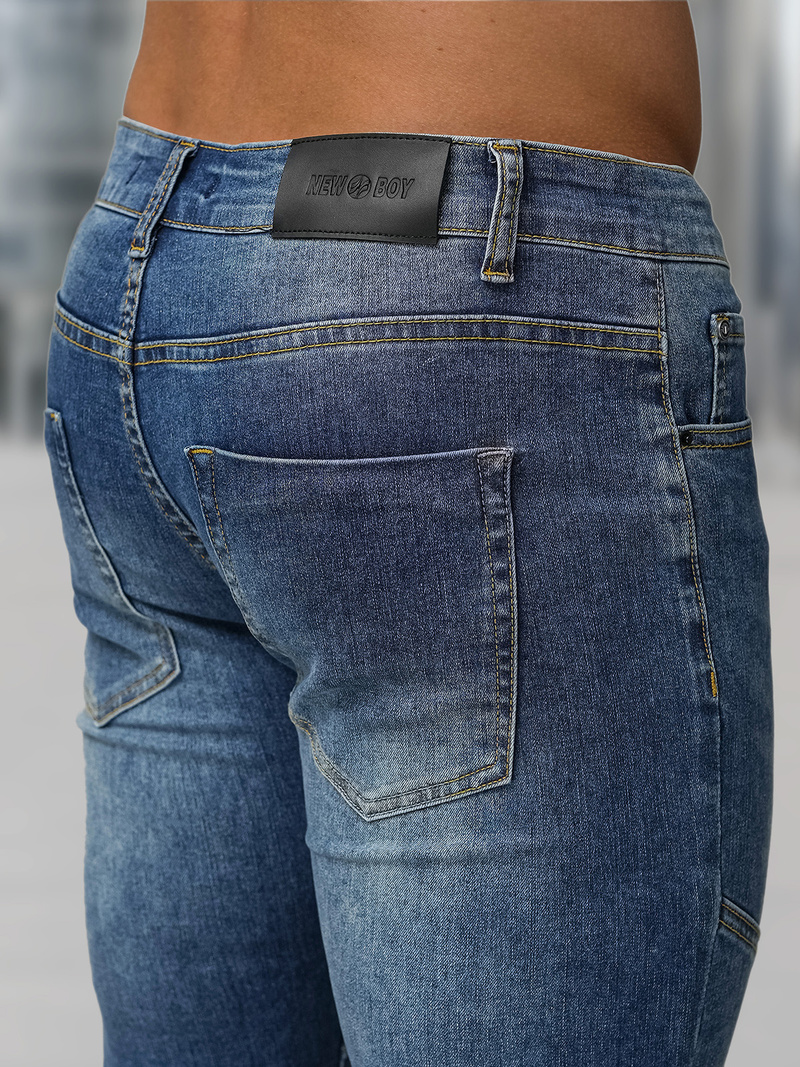 Мъжки дънки тъмносиньо OZONEE NB/MP0082BS