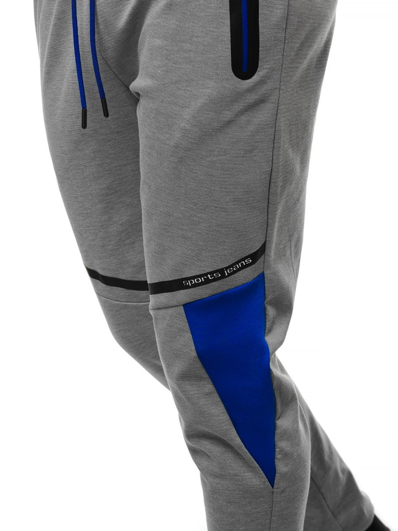 Мъжко долнище на анцуг сиво OZONEE JS/AM106