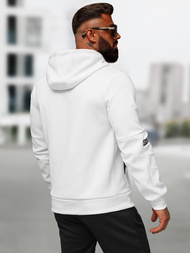 Мъжки спортен екип бяло-черен OZONEE O/LN11887