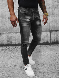 Мъжки дънки черни OZONEE NB/MP0019N