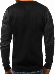 Мъжки суитшърт черен OZONEE JS/DD236