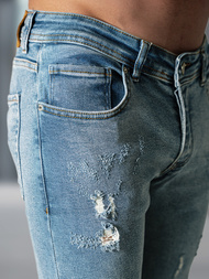 Мъжки дънки синьо OZONEE O/0526