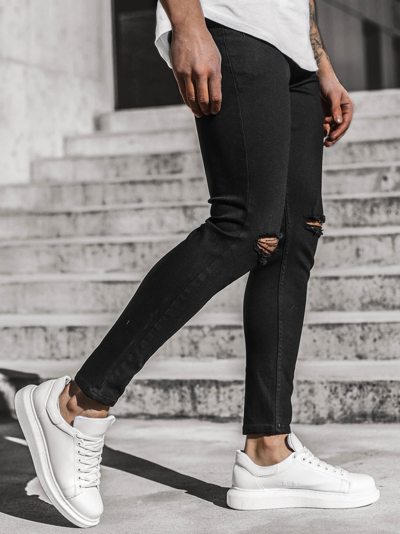 Мъжки дънки черни/2 OZONEE DP/585