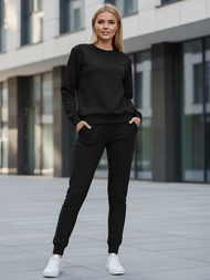 Дамски анцуг от две части черен OZONEE JS/CKW01