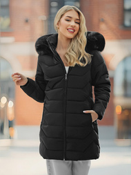 Дамско яке черно OZONEE JS/16M9121/392Z