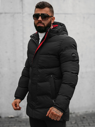 Мъжко яке черна OZONEE N/7330Z