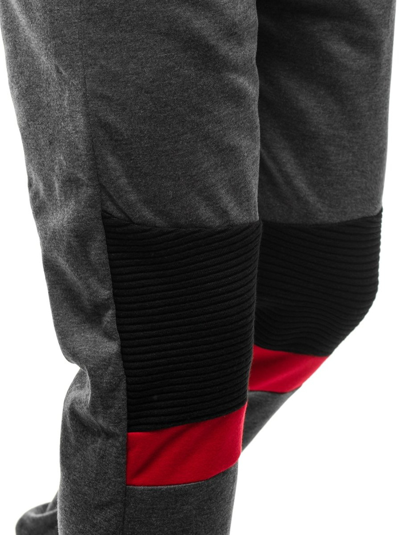 Мъжко долнище на анцуг графитно OZONEE JS/JZ11016